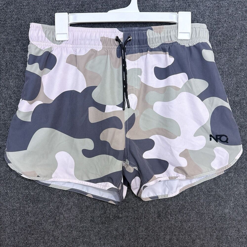 NFQ Gym Shorts Women’s Camo Running Workout CrossFit Drawstring  XXL
